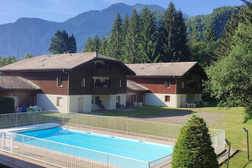 Samoens Residence Grand Tetras 4 Personnes Piscine Экстерьер фото